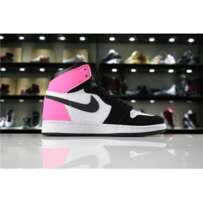 Nike Air Jordan 1 High Og Siyah / Pembe Basketbol Ayakkabısı Türkiye - YLM2XTXG